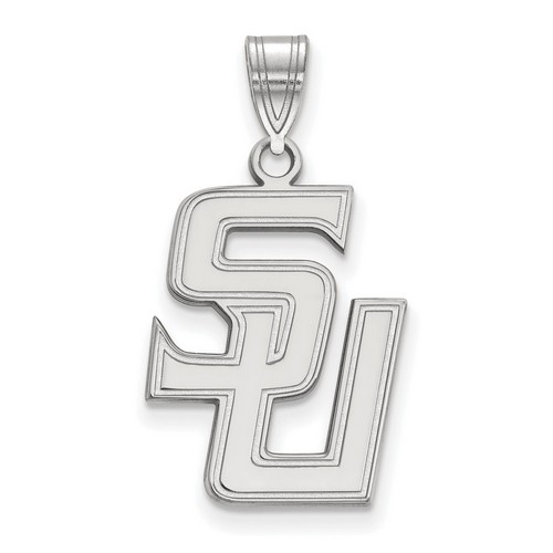 Samford University Bulldogs Large Pendant in Sterling Silver 2.15 gr