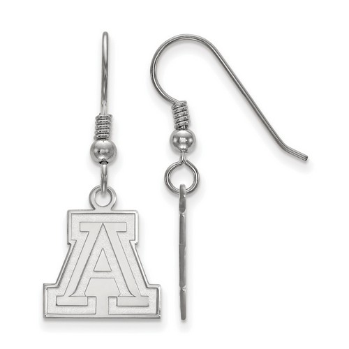 University of Arizona Wildcats Small Dangle Earrings in Sterling Silver 2.03 gr