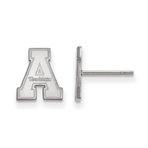 Appalachian State University Mountaineers XS Sterling Silver Post Earrings