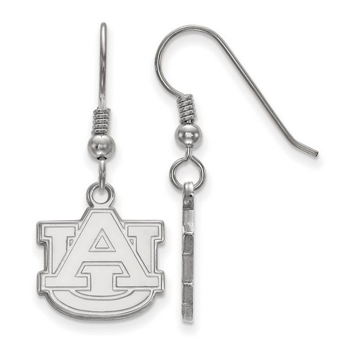 Auburn University Tigers Small Dangle Earrings in Sterling Silver 2.61 gr