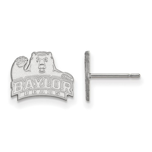 Baylor University Bears XS Post Earrings in Sterling Silver 1.25 gr