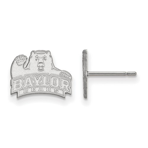 Baylor University Bears XS Post Earrings in Sterling Silver 1.25 gr