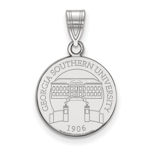 Georgia Southern University Eagles Medium Sterling Silver Crest Pendant 2.44 gr
