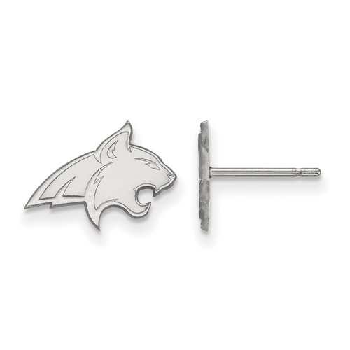 Montana State University Bobcats XS Post Earrings in Sterling Silver 0.99 gr