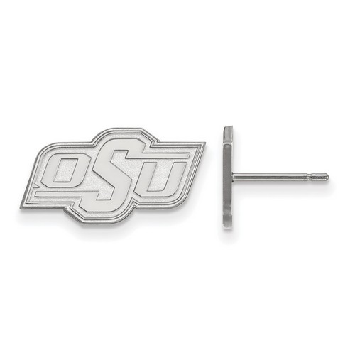 Oklahoma State University Cowboys XS Post Earrings in Sterling Silver 1.97 gr