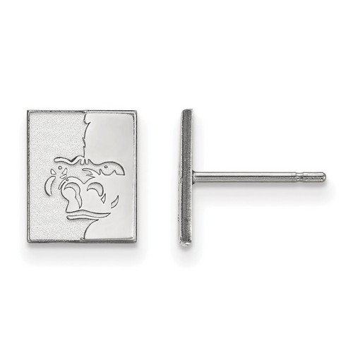 Pittsburg State University Gorillas XS Post Earrings in Sterling Silver 1.22 gr