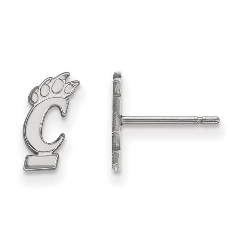 University of Cincinnati Bearcats XS Post Earrings in Sterling Silver 0.64 gr