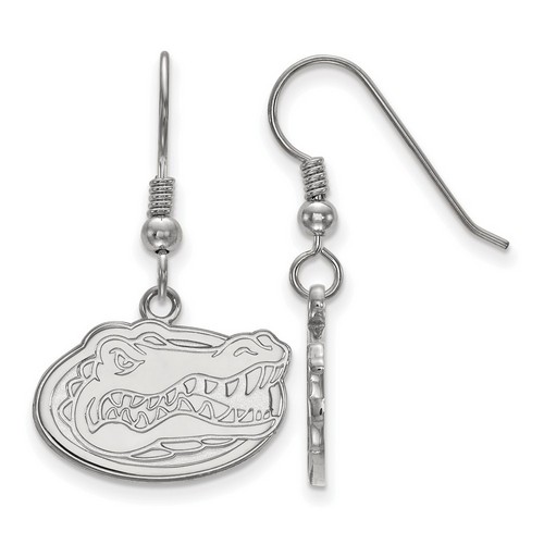 University of Florida Gators Small Dangle Earrings in Sterling Silver 4.84 gr