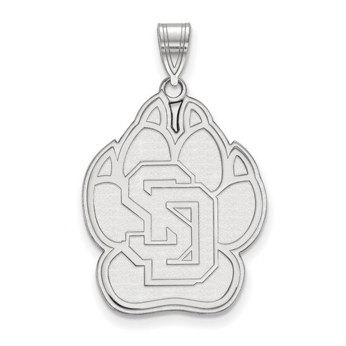 University of South Dakota Coyotes XL Pendant in Sterling Silver 3.92 gr