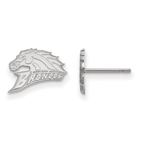 Western Michigan University Broncos XS Post Earrings in Sterling Silver 1.24 gr