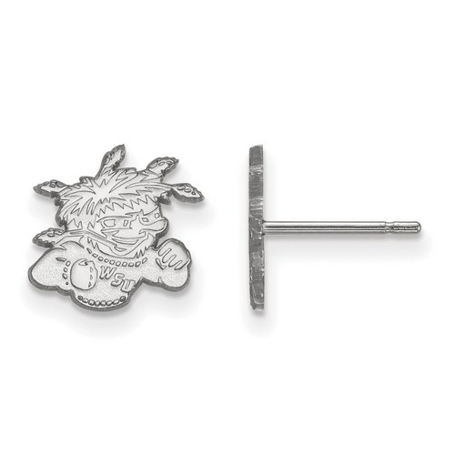 Wichita State University Shockers XS Post Earrings in Sterling Silver 1.04 gr