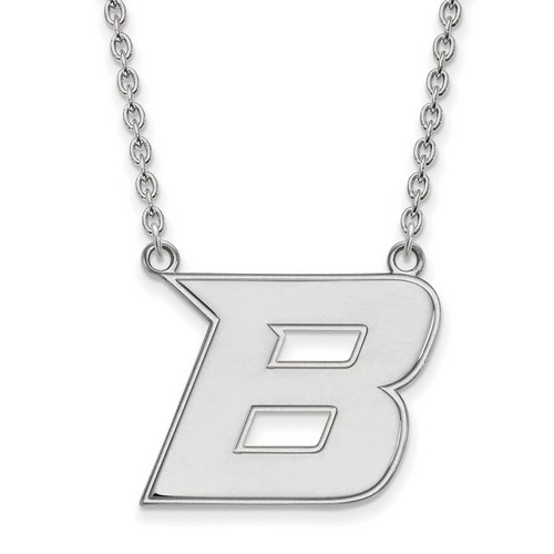 Boise State University Broncos Large Pendant Necklace in Sterling Silver 7.33 gr