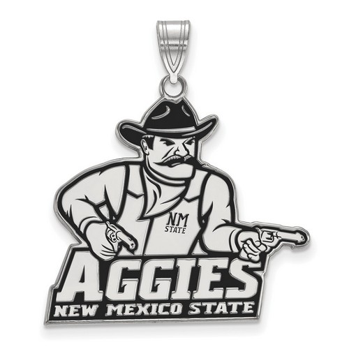 New Mexico State University Aggies XL Pendant in Sterling Silver 5.02 gr