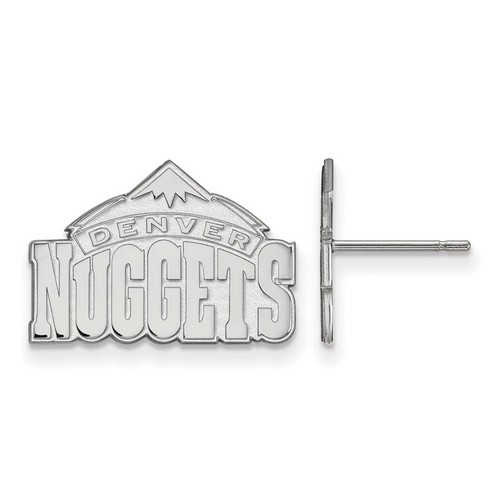 Denver Nuggets Small Post Earrings in Sterling Silver 2.66 gr