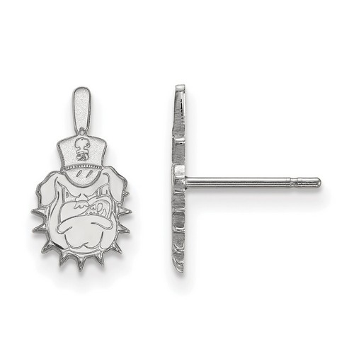 The Citadel Bulldogs Small Post Earrings in Sterling Silver 0.92 gr
