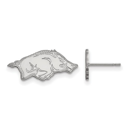 University of Arkansas Razorbacks XS Post Earrings in Sterling Silver 1.93 gr