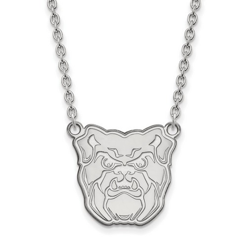 Butler University Bulldogs Large Pendant Necklace in Sterling Silver 6.31 gr