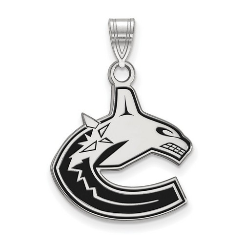 Vancouver Canucks Large Pendant in Sterling Silver 2.65 gr