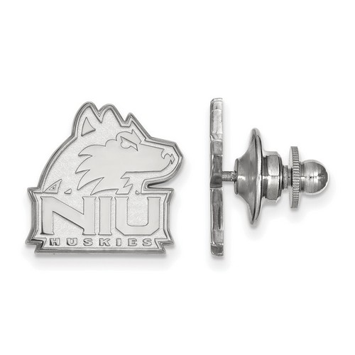 Northern Illinois University Huskies Lapel Pin in Sterling Silver 3.38 gr