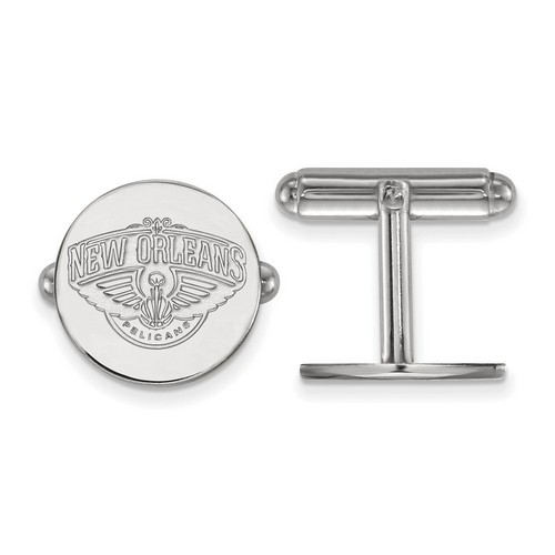 New Orleans Pelicans Cuff Link in Sterling Silver 5.86 gr