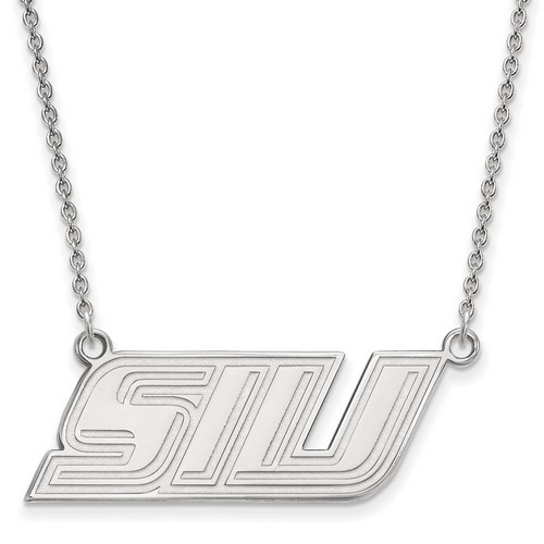 Southern Illinois University SIU Salukis Sterling Silver Pendant Necklace 5.63gr
