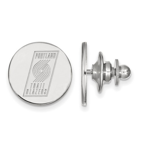 Portland Trail Blazers Lapel Pin in Sterling Silver 2.26 gr