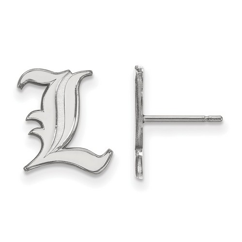 University of Louisville Cardinals Small Sterling Silver Post Earrings 1.29 gr