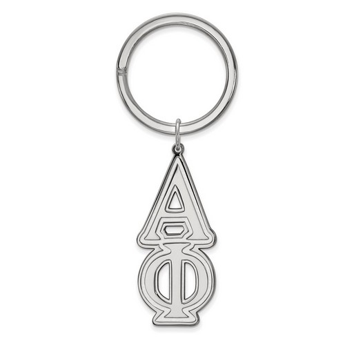 Alpha Phi Sorority Key Chain in Sterling Silver 11.64 gr