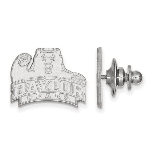 Baylor University Bears Lapel Pin in Sterling Silver 2.16 gr