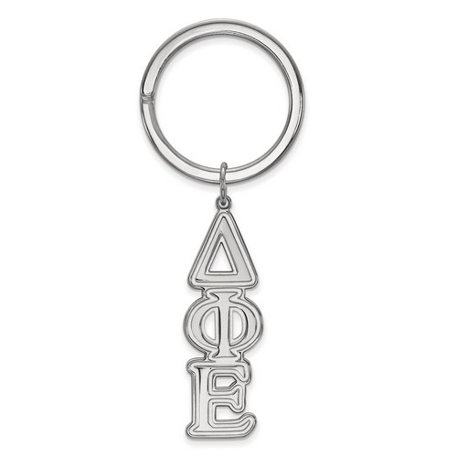 Delta Phi Epsilon Sorority Key Chain in Sterling Silver 9.92 gr