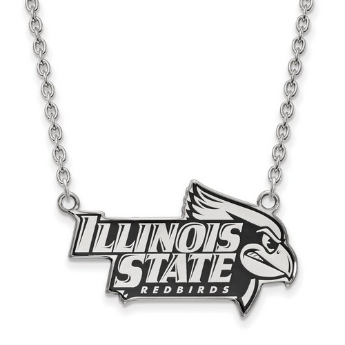 Illinois State University Redbirds Large Sterling Silver Pendant Necklace 7.06gr