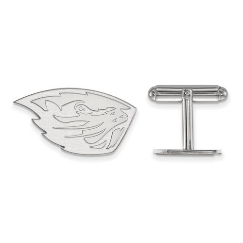 Oregon State University Beavers Cuff Link in Sterling Silver 8.14 gr