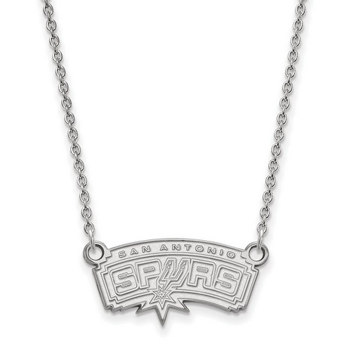 San Antonio Spurs Small Pendant Necklace in Sterling Silver 3.72 gr