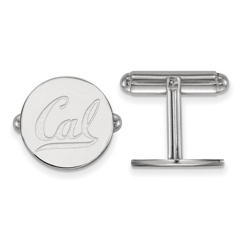 UC Berkeley California Golden Bears Cuff Link in Sterling Silver 7.21 gr