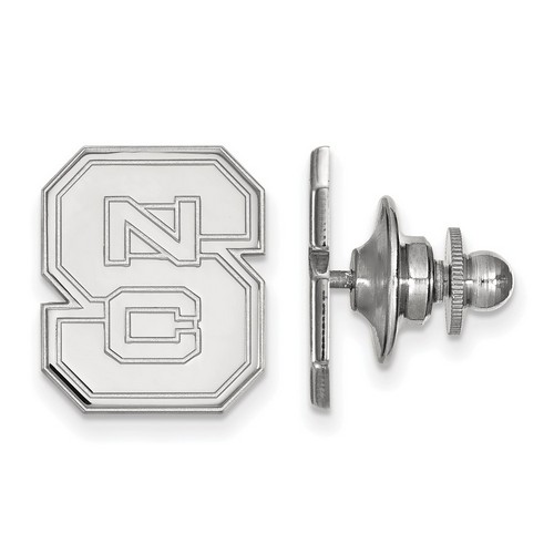 North Carolina State University Wolfpack Lapel Pin in Sterling Silver 2.20 gr