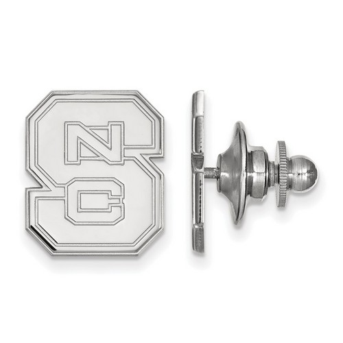 North Carolina State University Wolfpack Lapel Pin in Sterling Silver 2.20 gr