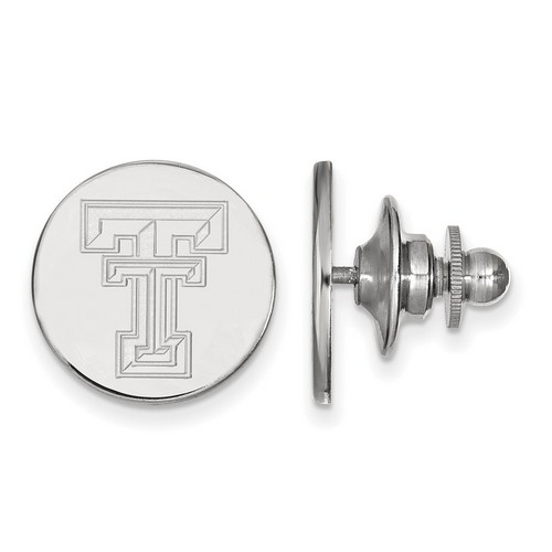 Texas Tech University Red Raiders Lapel Pin in Sterling Silver 3.01 gr