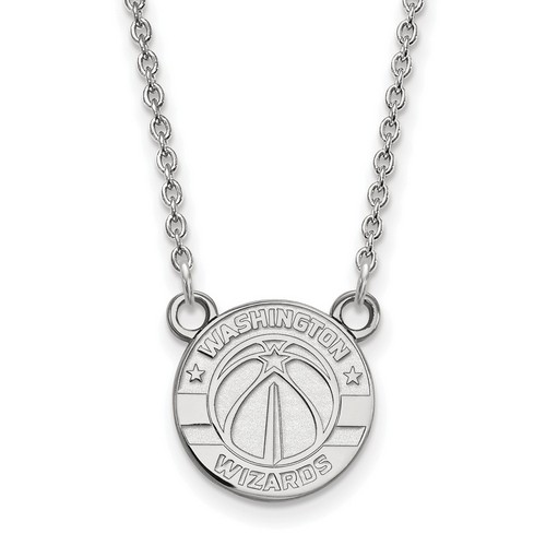 Washington Wizards Small Pendant Necklace in Sterling Silver 3.20 gr