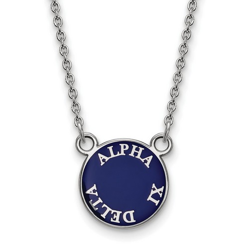 Alpha Xi Delta Sorority XS Pendant Necklace in Sterling Silver 3.07 gr