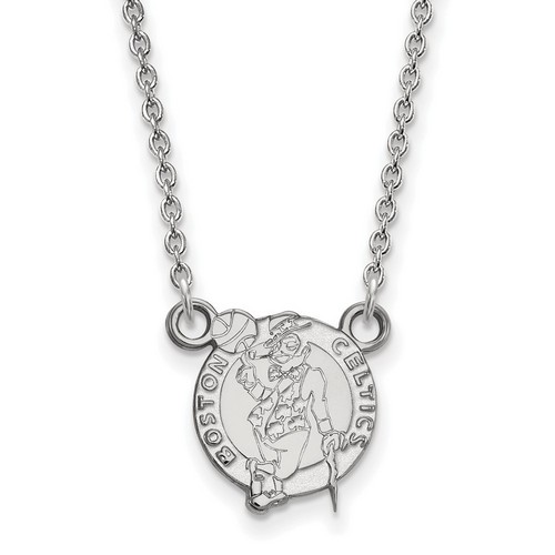 Boston Celtics Small Pendant Necklace in Sterling Silver 3.06 gr