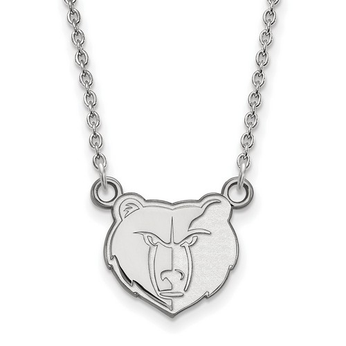 Memphis Grizzlies Small Pendant Necklace in Sterling Silver 3.23 gr