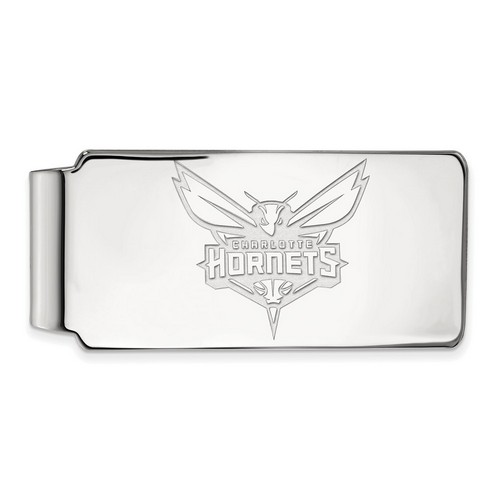 Charlotte Hornets Money Clip in Sterling Silver 16.83 gr