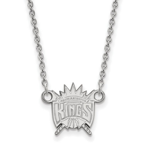 Sacramento Kings Small Pendant Necklace in Sterling Silver 2.97 gr