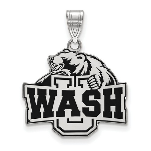 Washington University in Saint Louis Bears Large Sterling Silver Pendant 3.32 gr