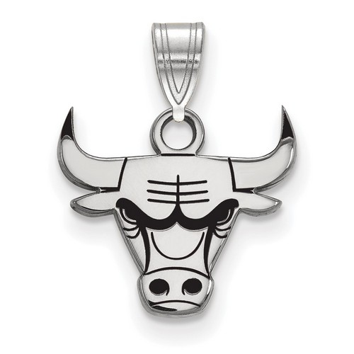 Chicago Bulls Small Pendant in Sterling Silver 1.00 gr