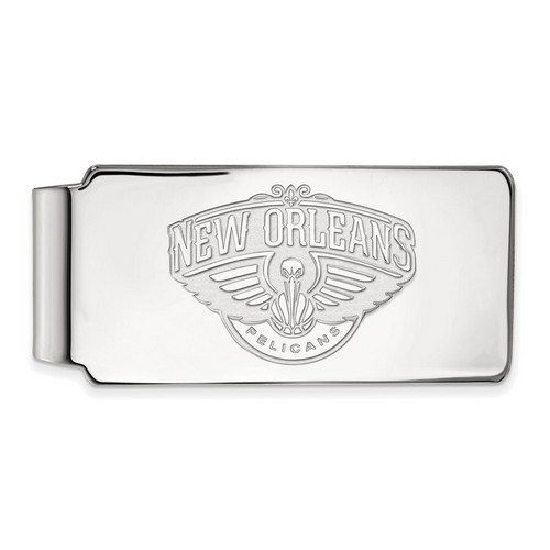 New Orleans Pelicans Money Clip in Sterling Silver 16.78 gr