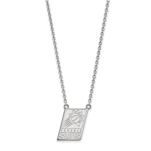 Phoenix Suns Large Pendant Necklace in Sterling Silver 6.35 gr