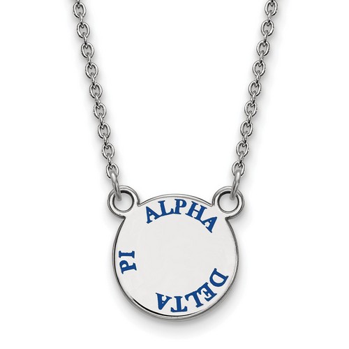 Alpha Delta Pi Sorority XS Sterling Silver Pendant Necklace 3.40 gr