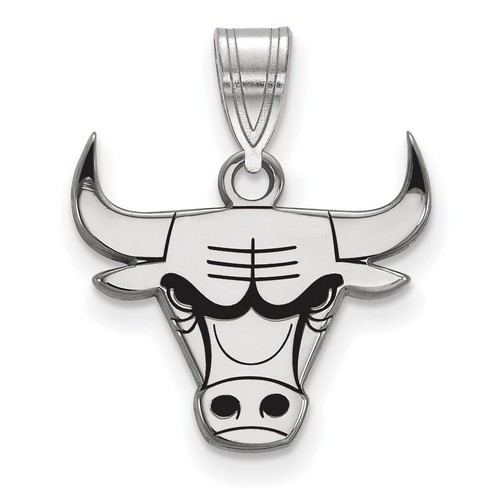Chicago Bulls Medium Pendant in Sterling Silver 1.54 gr