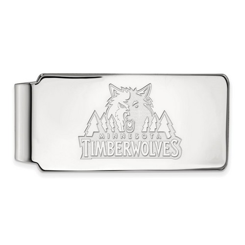 Minnesota Timberwolves Money Clip in Sterling Silver 16.76 gr